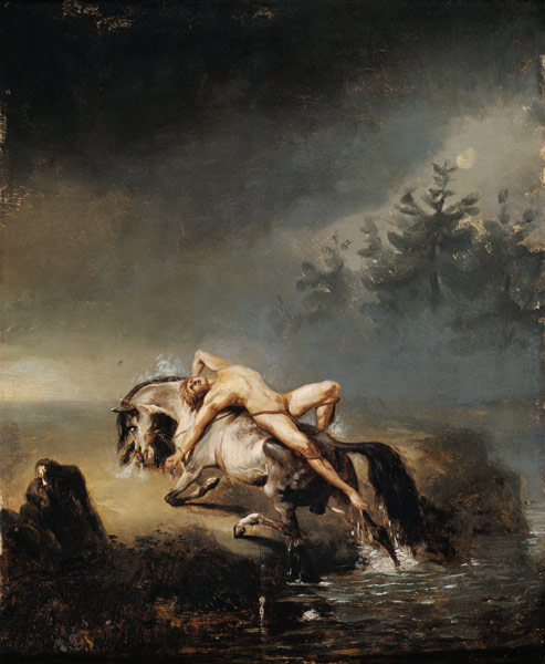 Mazeppa von Emile Jean Horace Vernet