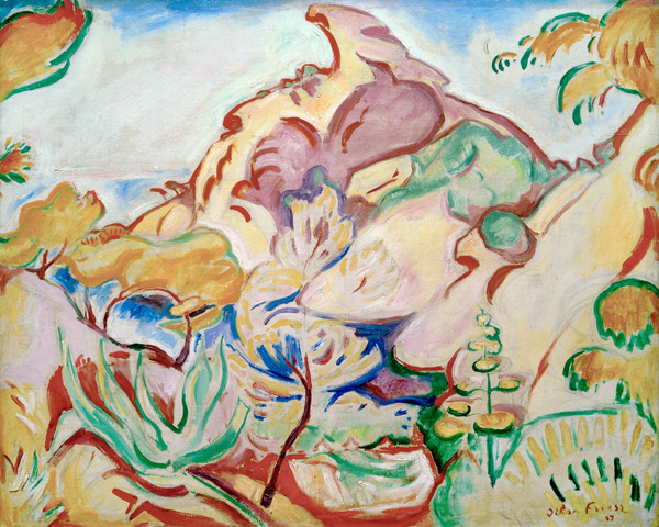 Paysage à La Ciotat (Le Bec de l’Aigle) von Achille Emile Othon Friesz