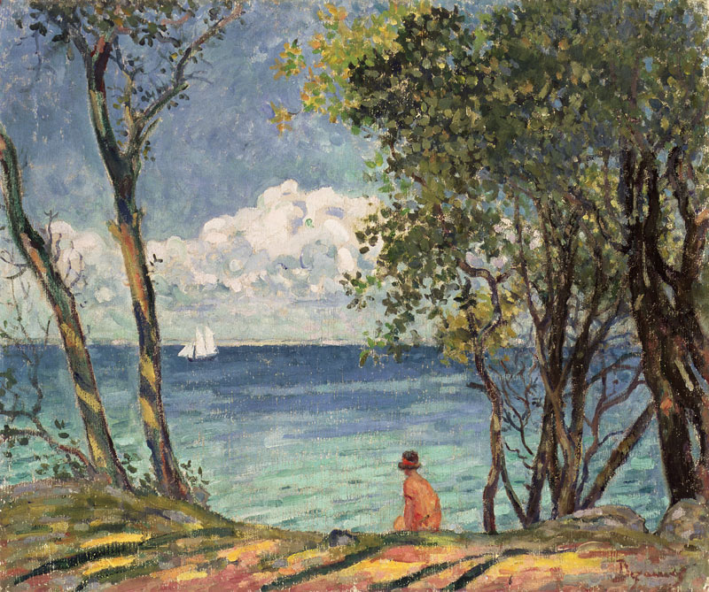 Beside the Water von Emile Alfred Dezaunay