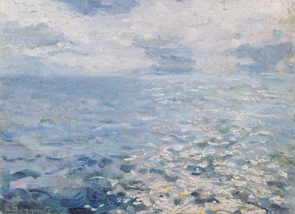 A Study Of Sun On The Sea von Emilio Boggio