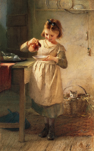 Kitty's Breakfast von Emily Farmer