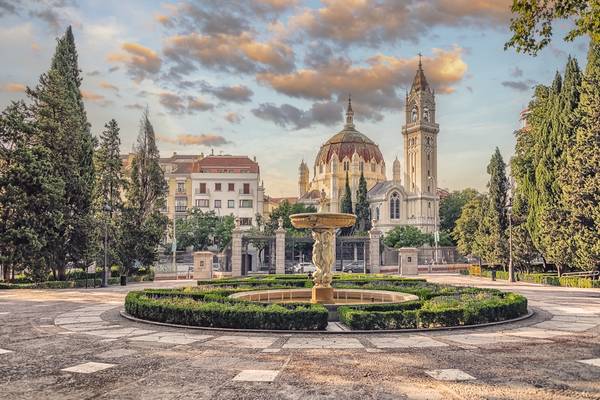Madrid at sunset von Emmanuel Charlat