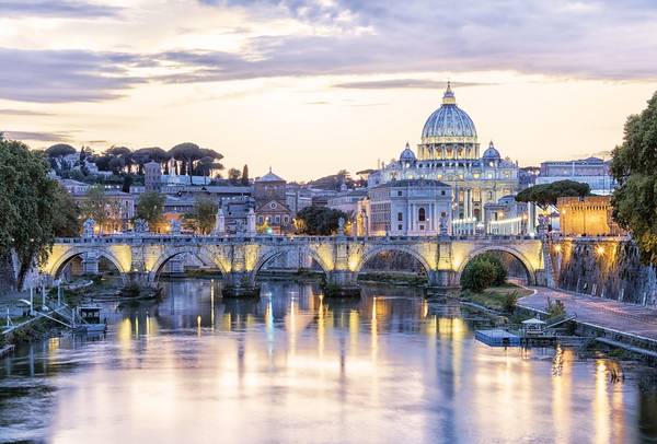 Rome In The Evening von Emmanuel Charlat