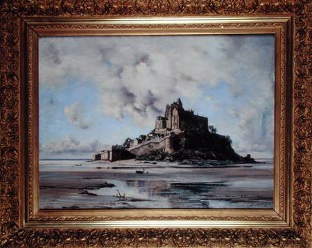 Mont Saint-Michel, North-east Side von Emmanuel Lansyer