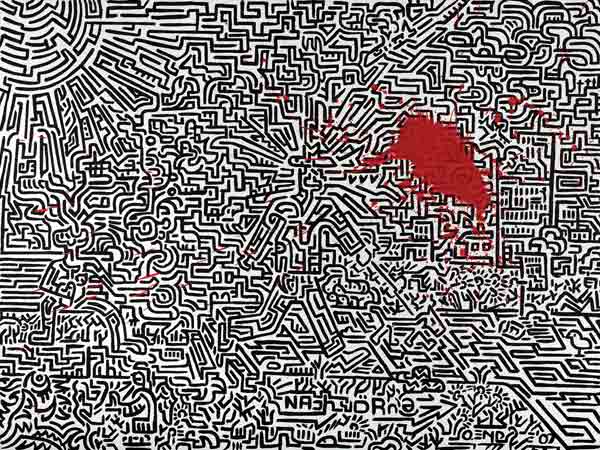 Mann mit Hund von Oliver Ende