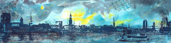Hamburgensien 2.0 Skyline von Oliver Ende