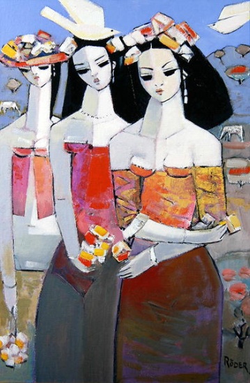 Two White Birds von Endre  Roder