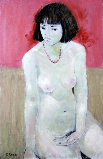 Red Necklace von Endre  Roder