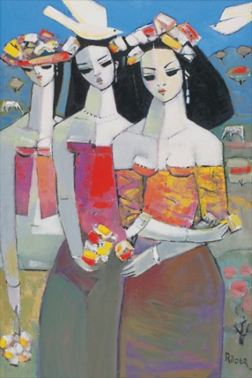 Two White Birds von Endre  Roder