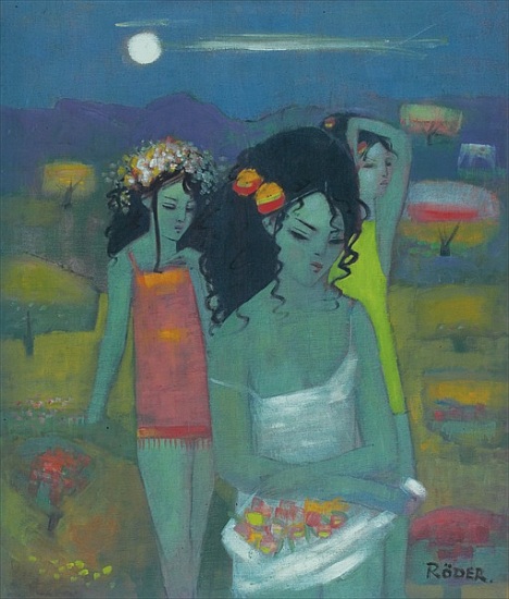 Gathering Fruit von Endre  Roder