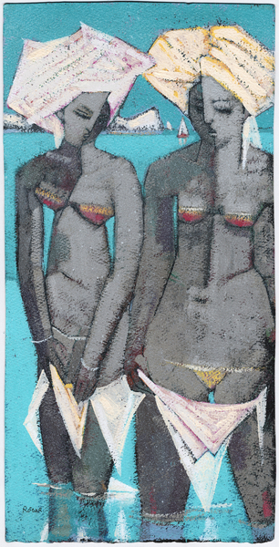 On the beach von Endre  Roder