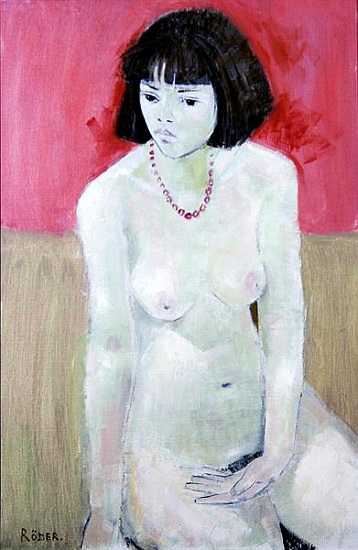 Red Necklace von Endre  Roder