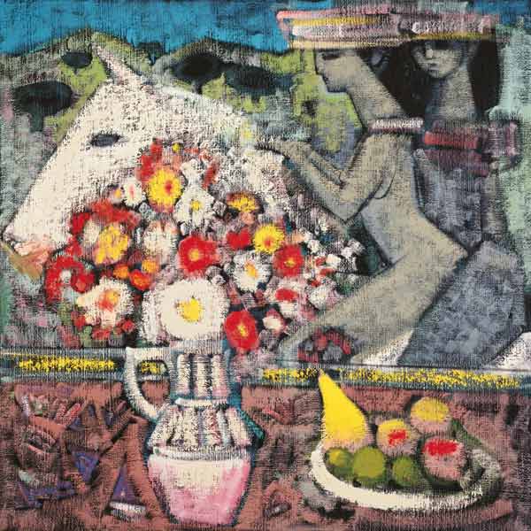 Riders (oil on board)  von Endre  Roder