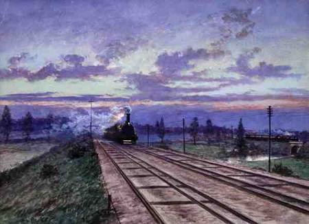 Morgendämmerung bei Reading von English School