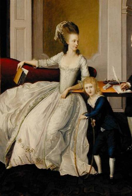 A Mother and Child von English School