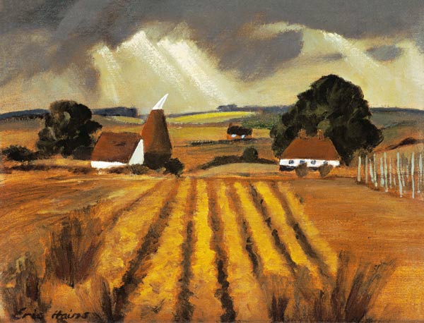 Chart Sutton, Kent (oil on canvas)  von Eric  Hains