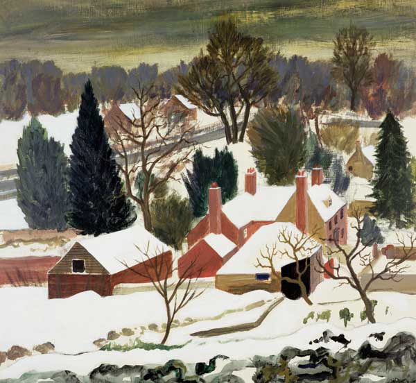 First Fall, Kent (oil on canvas)  von Eric  Hains