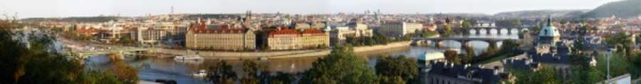 Prag Panorama von Erich Teister