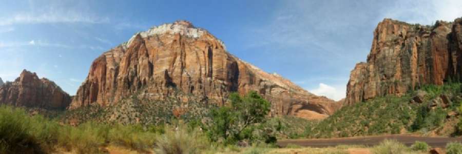 Zion Nationalpark Panorama von Erich Teister