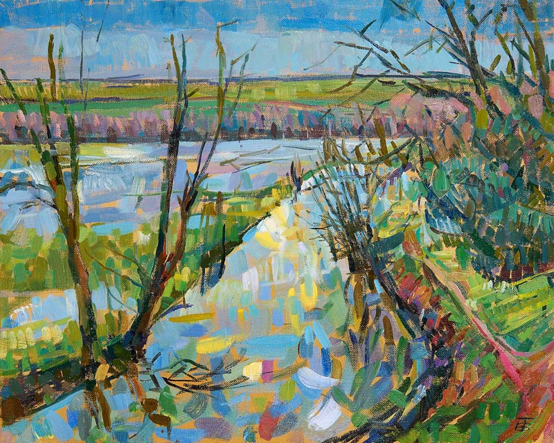 The Cherwell from Rousham I von Erin  Townsend