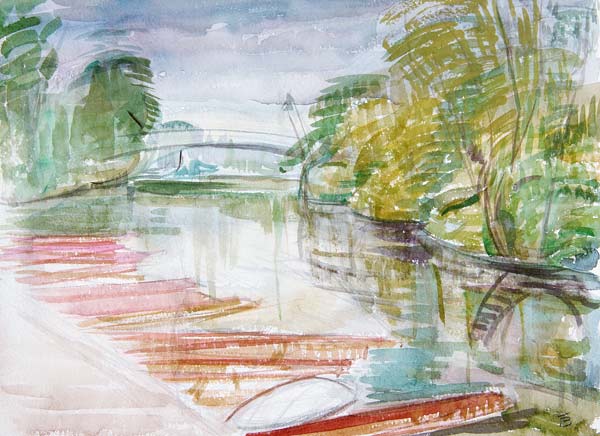 Punts on the Cherwell von Erin  Townsend