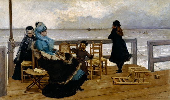 The End of October von Ernest Ange Duez