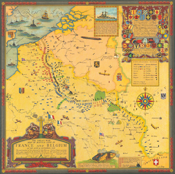 Western Front, World War One, September 25, 1918 von Ernest Clegg