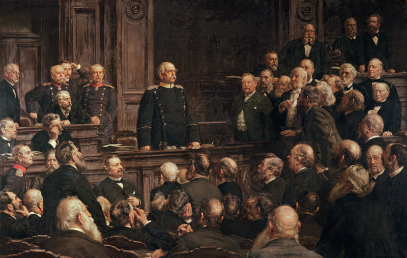 Conference of the German Reichstag on the 6th February 1888 von Ernest Henseler