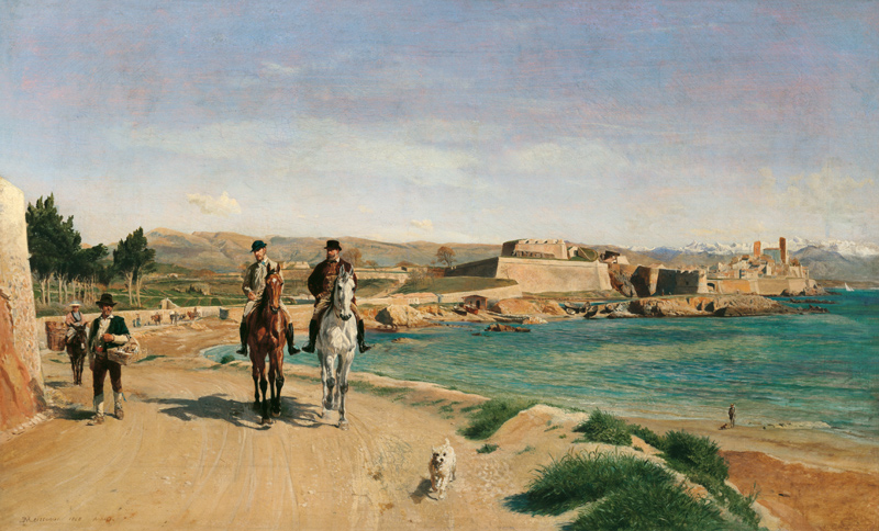 Antibes, the Horse Ride von Ernest Meissonier