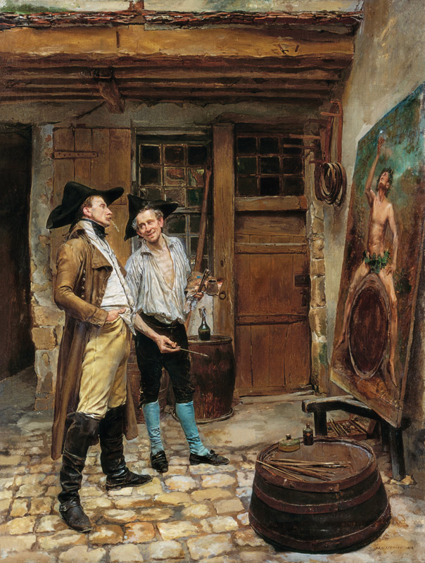 The Sign Painter von Ernest Meissonier