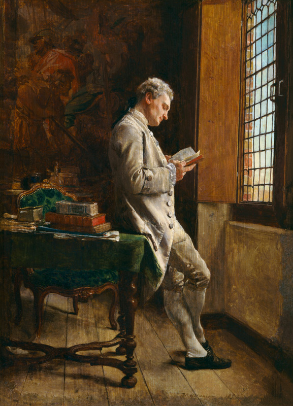 The Reader in White von Ernest Meissonier