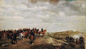 Napoleon III. in der Schlacht von Solferino 1859