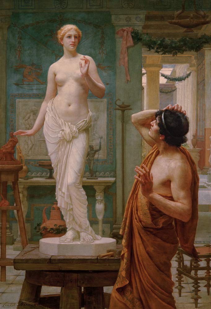 Pygmalion und Galatea von Ernest Normand