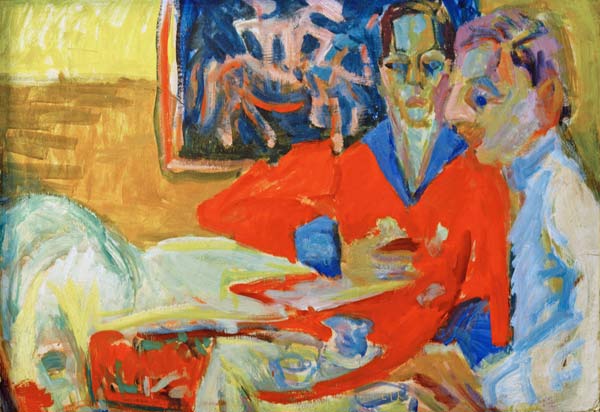 Morgenkaffee von Ernst Ludwig Kirchner