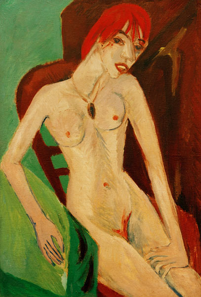 Rothaarige von Ernst Ludwig Kirchner