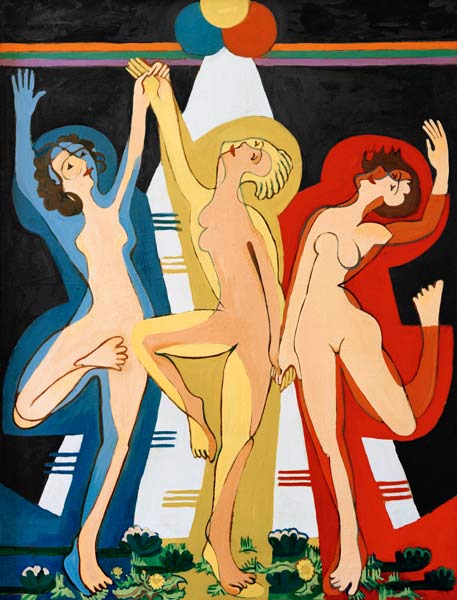 Farbentanz II von Ernst Ludwig Kirchner