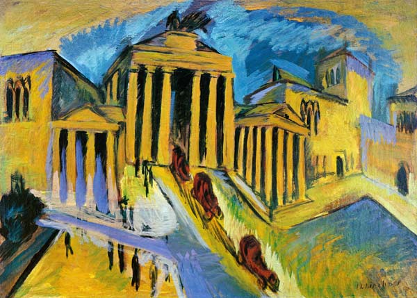 Brandenburger Tor von Ernst Ludwig Kirchner
