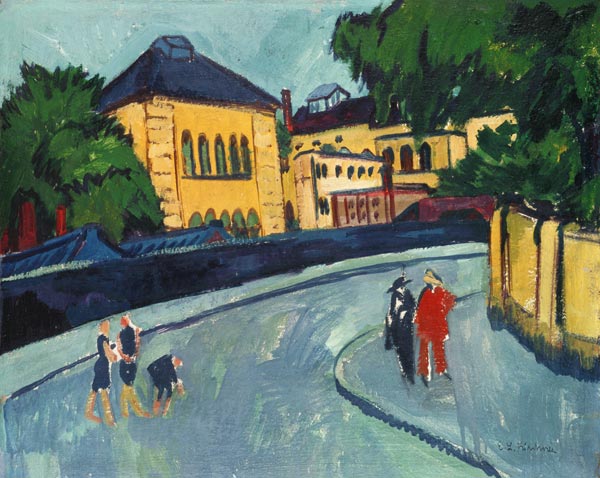 Dresden, Friedrichstadt von Ernst Ludwig Kirchner