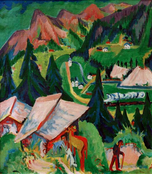 Junkerboden von der Stafel von Ernst Ludwig Kirchner