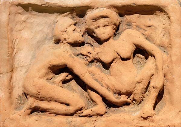 Liebesszene von Ernst Ludwig Kirchner