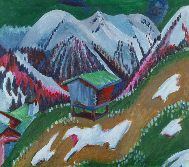 Schneeschmelze von Ernst Ludwig Kirchner
