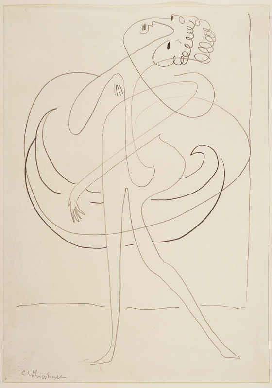 Tänzerin von Ernst Ludwig Kirchner