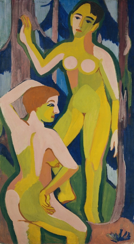 Zwei Akte im Walde von Ernst Ludwig Kirchner