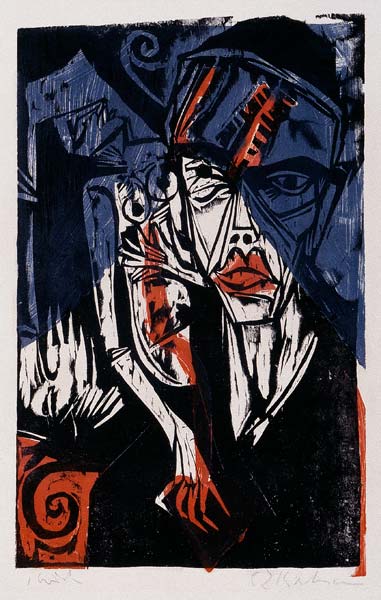 Chamisso,  Peter Schlemihl von Ernst Ludwig Kirchner