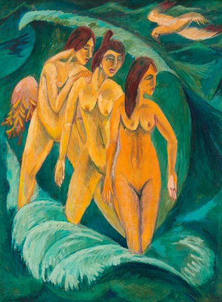 Die drei Badenden von Ernst Ludwig Kirchner