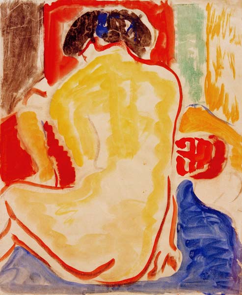 Gelber Rückenakt von Ernst Ludwig Kirchner