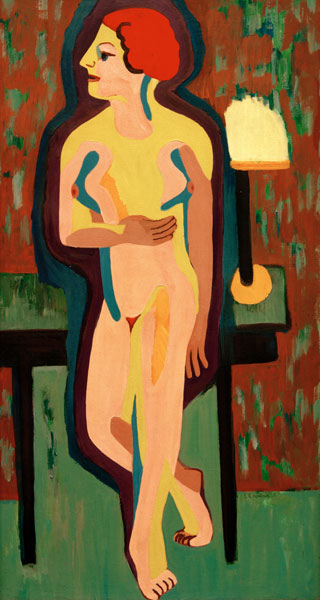 Rothaarige nackte Frau von Ernst Ludwig Kirchner