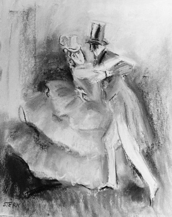 Dance couple von Ernst Stern