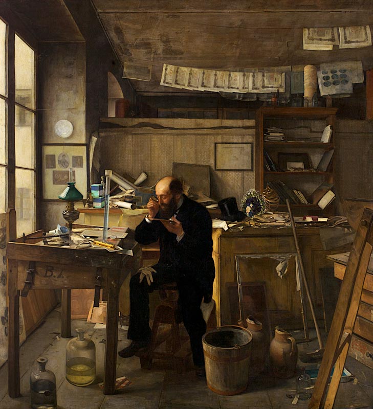 Der Kupferdrucker (Banknotenfälscher) von Ernst te Peerdt