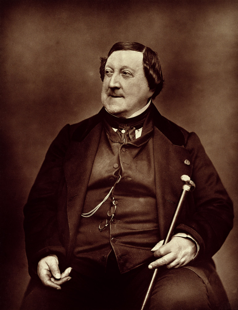 Gioacchino Rossini (1792-1868) from ''Galerie Contemporaine'' von Etienne Carjat